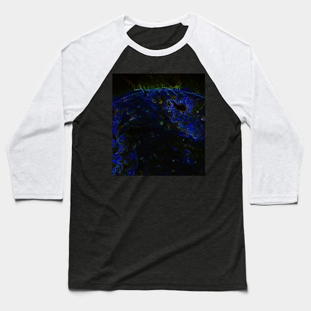 Black Panther Art - Glowing Edges 402 Baseball T-Shirt by The Black Panther